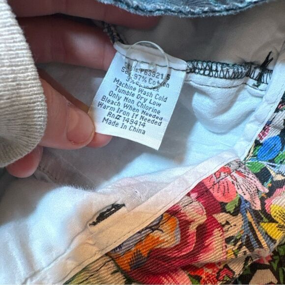 Johnny Was Aria Skies Multicolor Skinny Jeans Size 6 - Picture 12 of 13